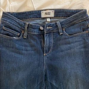 Paige jeans (dark blue wash)